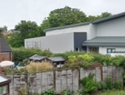 Air Handling now with cladding as viewed from a resident’s house